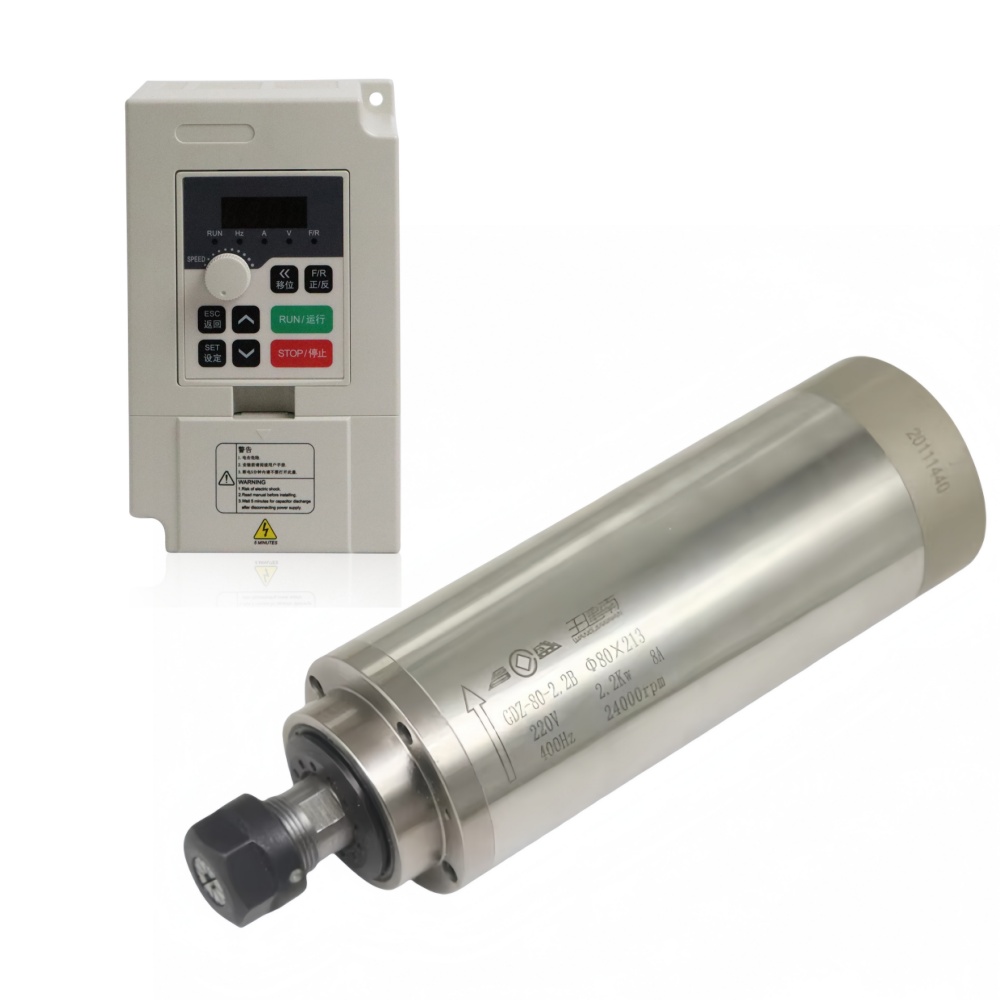 GDZ-80-2.2B 80mm 2.2KW ER20 수냉 - 2.2Kw Water Cooled Spindle Kit Vfd 리뷰 및 가격