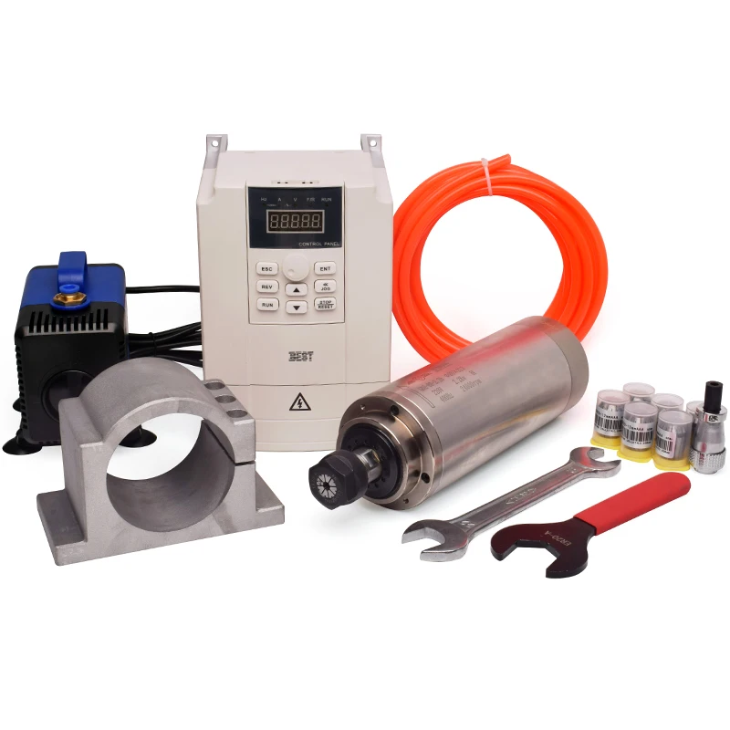 저렴한 가격 고속 GDZ 스핀들 및 VFD 인버터 2. - 2.2Kw Water Cooled Spindle Kit Vfd 리뷰 및 가격