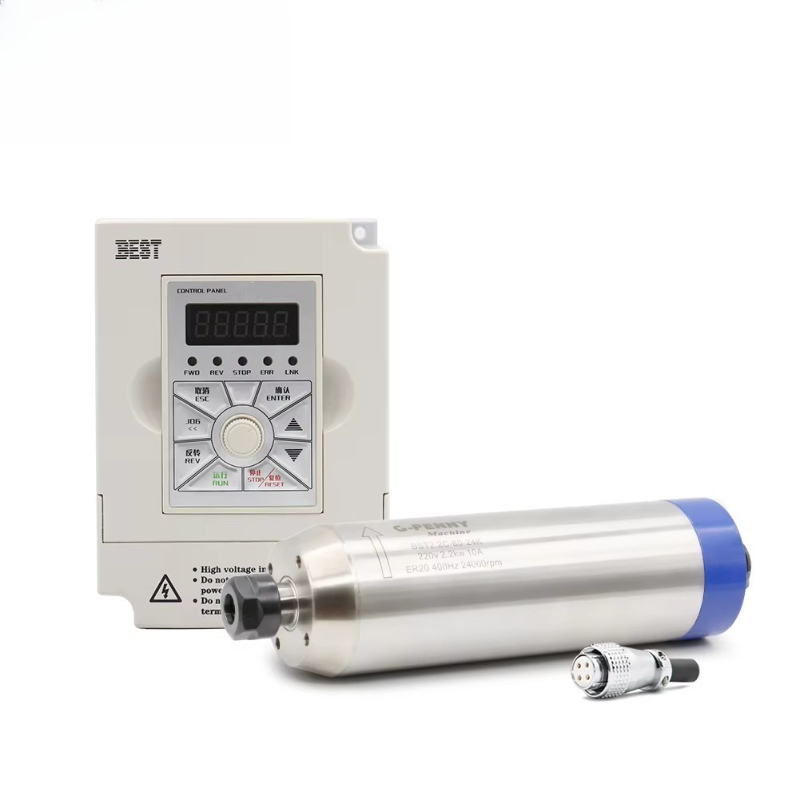 2.2kW 수냉식 스핀들 모터 키트(CNC 목공용 VF - 2.2Kw Water Cooled Spindle Kit Vfd 리뷰 및 가격